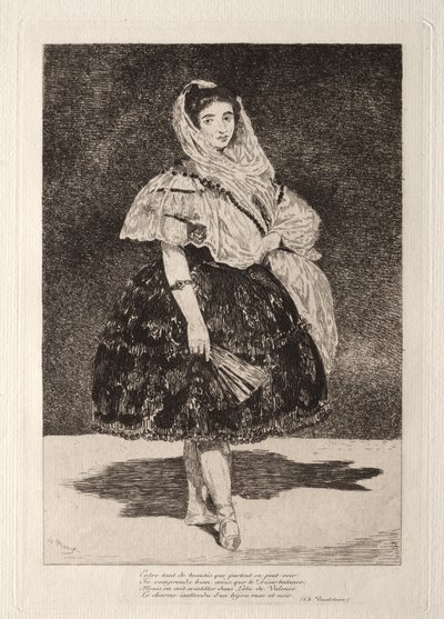 Lola de Valencia af Édouard Manet