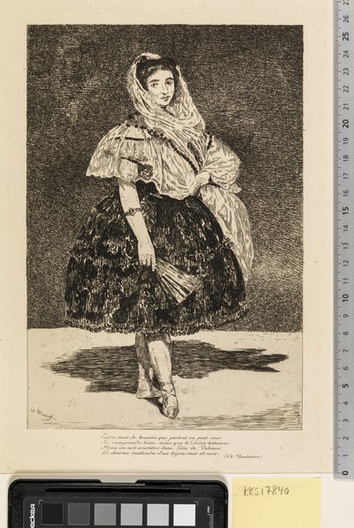Lola de Valencia af Édouard Manet