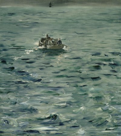Flugt fra Rochefort af Édouard Manet