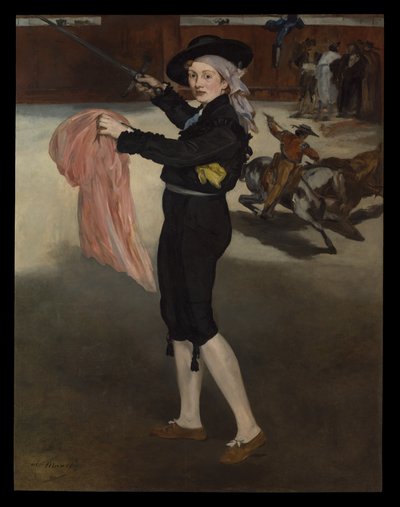 Mademoiselle V. . . i en espadas dragt af Édouard Manet