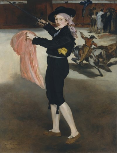 Mademoiselle V. . . i en Espadas kostume, 1862. af Édouard Manet