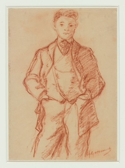 Manet - Portræt af Léon Koëlla-Leenhoff, ca. 1868 af Édouard Manet