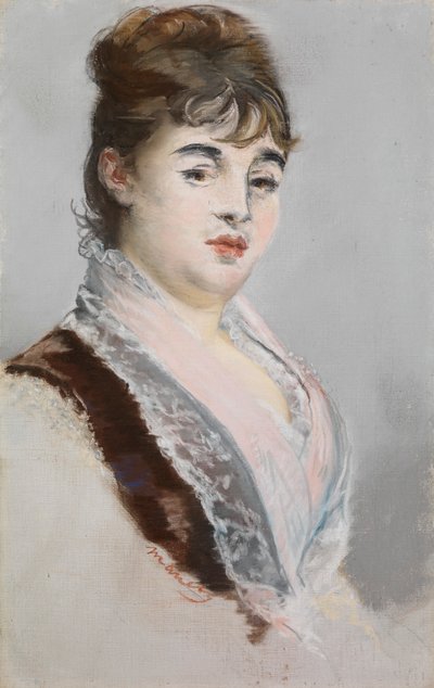 Marie Colombier, ca. 1880 (pastel på grundet lærred) af Édouard Manet
