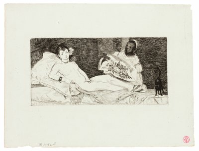Olympia (publiceret plade) af Édouard Manet