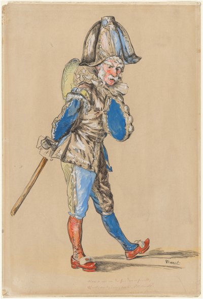 Polichinelle af Édouard Manet