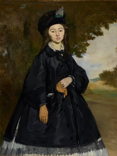 Portræt af Madame Brunet af Édouard Manet