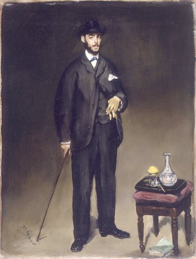 Portræt af Théodore Duret af Édouard Manet