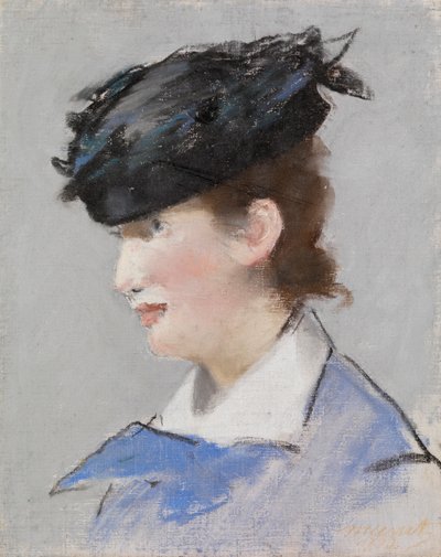 Portrait of a Lady, ca. 1882-83 (pastel på grundet lærred) af Édouard Manet