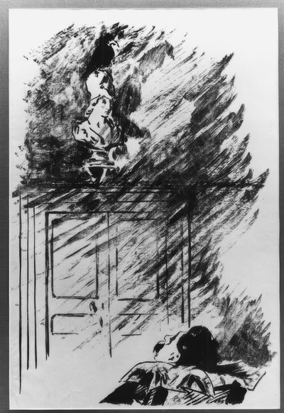 Sæt dig på Pallas buste…. af Édouard Manet