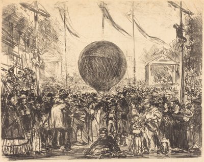 Ballonen, 1862. af Édouard Manet