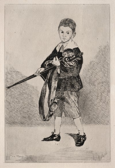 Drengen med et sværd af Édouard Manet
