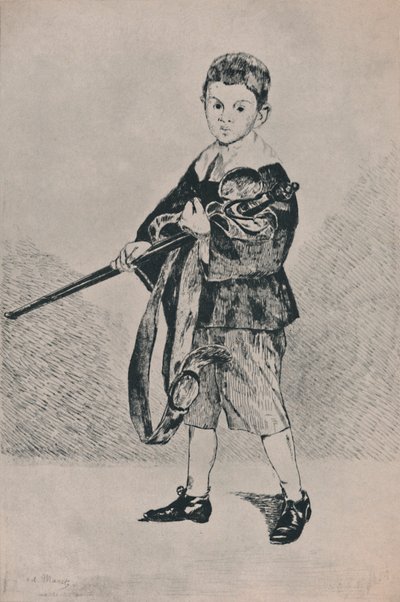 Drengen med sværdet, 1862, 1946 af Édouard Manet