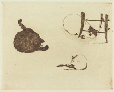 The Cats Les chats, 1869. af Édouard Manet