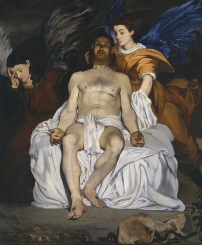 Den døde Kristus med engle af Édouard Manet