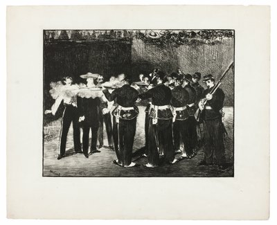 Henrettelsen af Maximilian af Édouard Manet