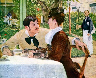Pere Lathuilles have, 1879 1938. af Édouard Manet