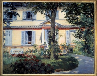 The House of Rueil Maleri af Edouard Manet (1832-1883) 1882 Berlin, Staatliche museum af Édouard Manet