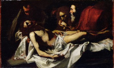 Kristi nedlæggelse i graven af Édouard Manet