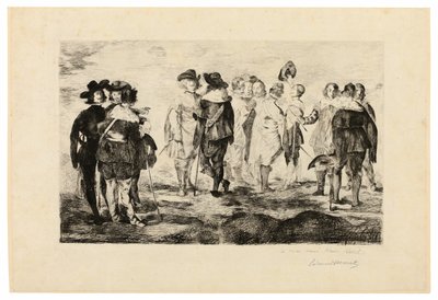 De små kavalerer af Édouard Manet