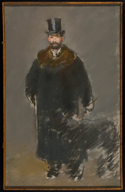Manden med hunden af Édouard Manet