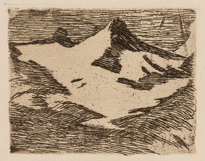 Bjerget, planche 2 fra Le Fleuve af Édouard Manet
