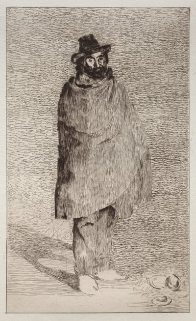 The Philosopher (ætsning og koldnål) af Édouard Manet