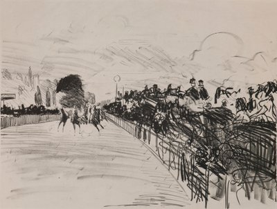 The Races (Les Courses) af Édouard Manet