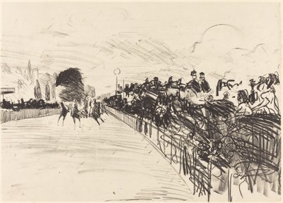 Løbene (Les baner) af Édouard Manet