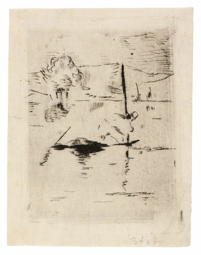 Floden på sletten af Édouard Manet