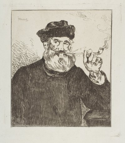 Rygeren af Édouard Manet