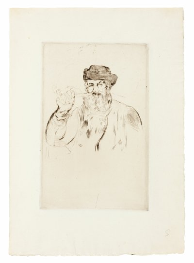 Rygeren II af Édouard Manet