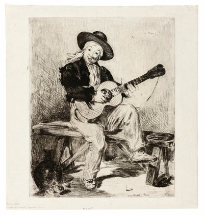 Den spanske sangerinde af Édouard Manet