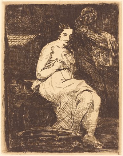 The Toilette La toilette, 1862. af Édouard Manet