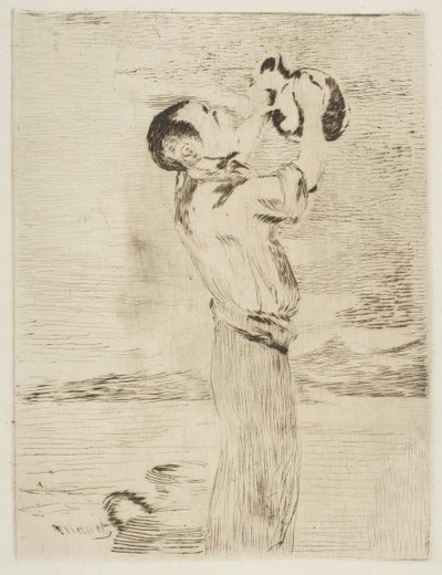 Vanddrikkeren, 1870-74. af Édouard Manet