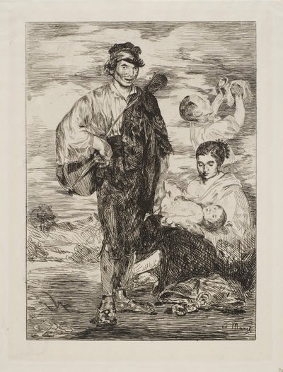 Sigøjnerkvinder af Édouard Manet