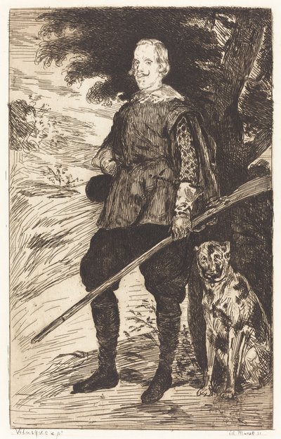 Philip Ive (Philippe Ive) af Edouard Manet after Diego Velázquez