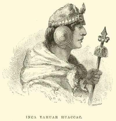 Inka Yahuar Huaccac af Edouard Riou