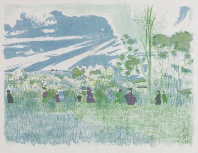 På tværs af Markerne af Edouard Vuillard