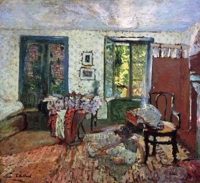 Annette i et interiør; Annette i et interiør, ca. 1903 af Edouard Vuillard
