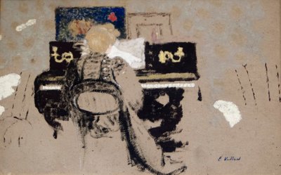 Ved klaveret af Edouard Vuillard