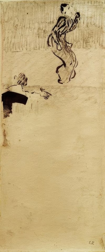 På teatret af Edouard Vuillard