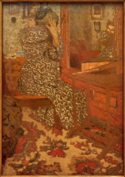 Når du laver dit hår af Edouard Vuillard