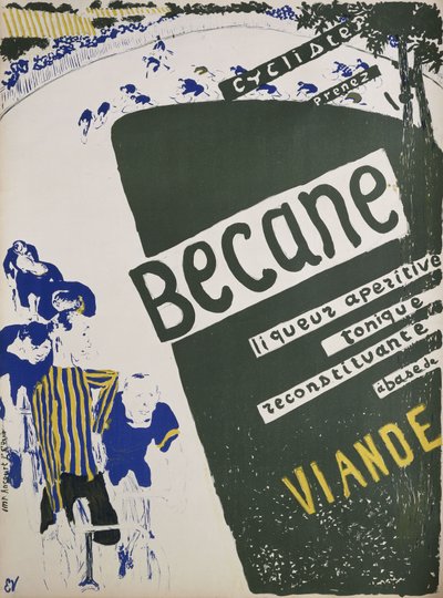 Cykel; Becane, ca. 1894 af Edouard Vuillard