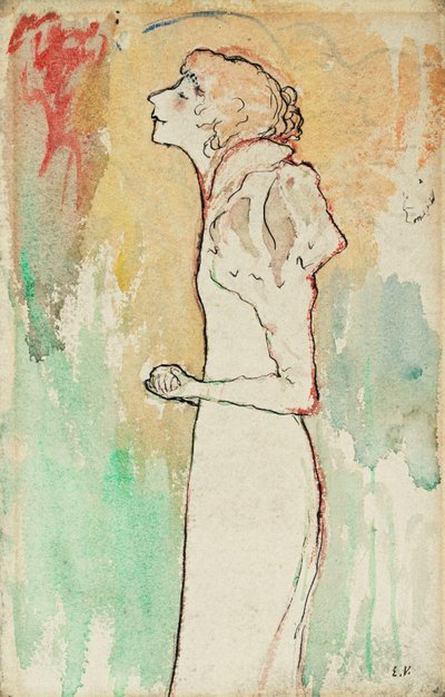 Sanger, c.1891-92 af Edouard Vuillard