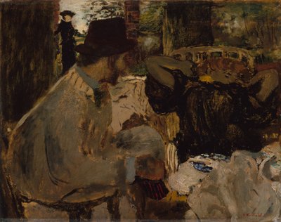 Samtale, 1897-8 af Edouard Vuillard