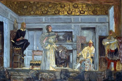 Decors of the imaginary sick af Moliere af Edouard Vuillard