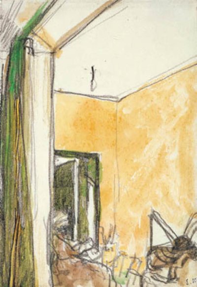 Den gule stue af Edouard Vuillard