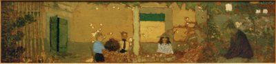 Familie i haven af Edouard Vuillard