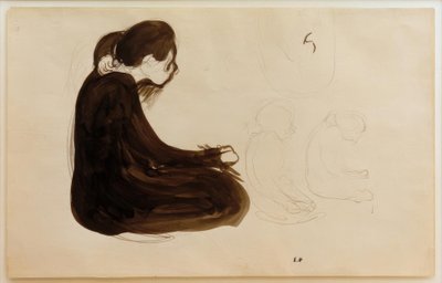 Siddende kvinde af Edouard Vuillard