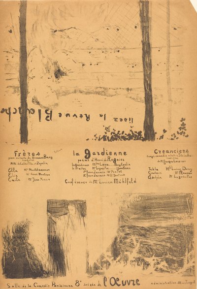 Brüder; Die Wächterin; Gläubiger af Edouard Vuillard
